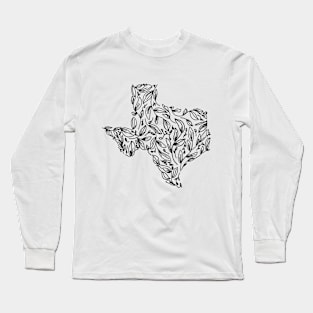 Texas Wildflowers Long Sleeve T-Shirt